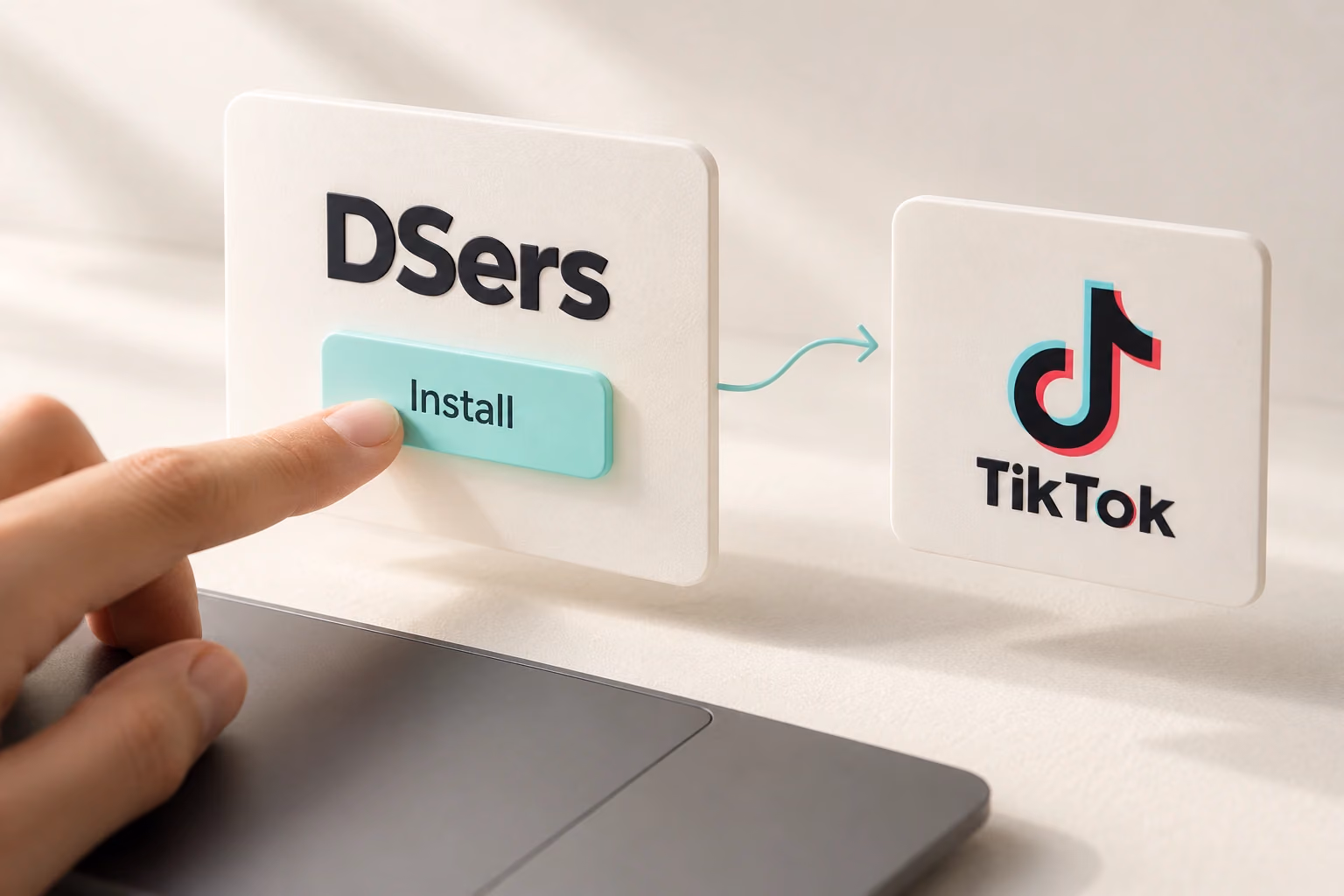 Install DSers to continue to TikTok authorization.